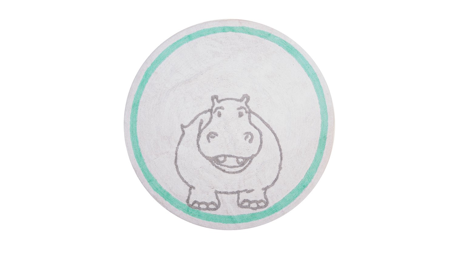 Teppich Hippo 140 cm rund