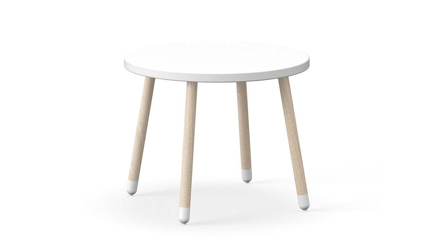 Dots Kindertisch weiß, H 47 cm