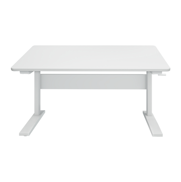 Study Schreibtisch Höhenverstellbar mit Kippfunktion 120x70cm weiss