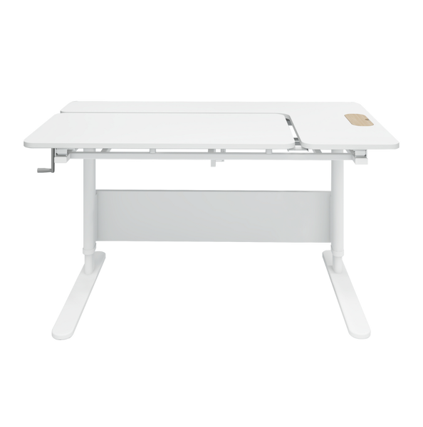 Study MOBY Left Up Schreibtisch 120 x 70 cm deckend Weiss