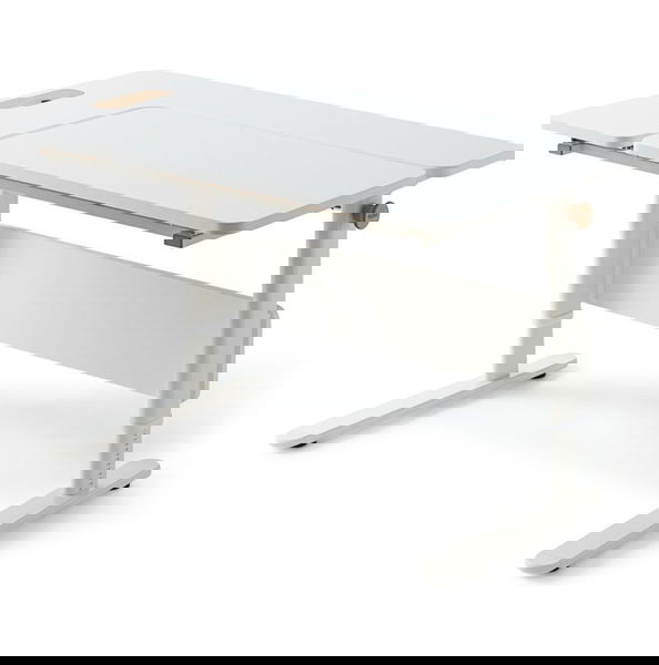 Study MOBY Right Up Schreibtisch 120 x 70 cm deckend Weiss