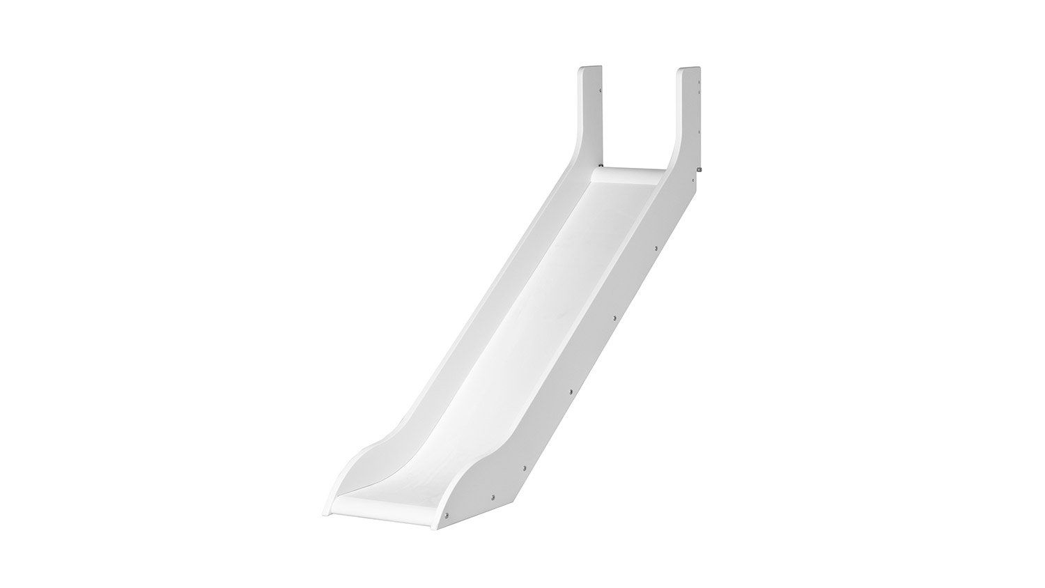 White Rutsche für halbhohe Betten, weiß
