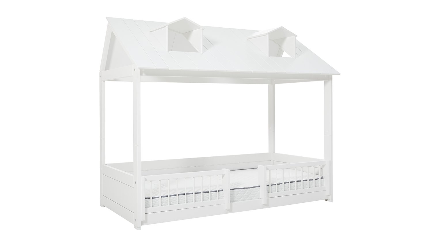 Beachhouse 2 in 1 Hausbett weiß, Deluxe (90 x 200cm)