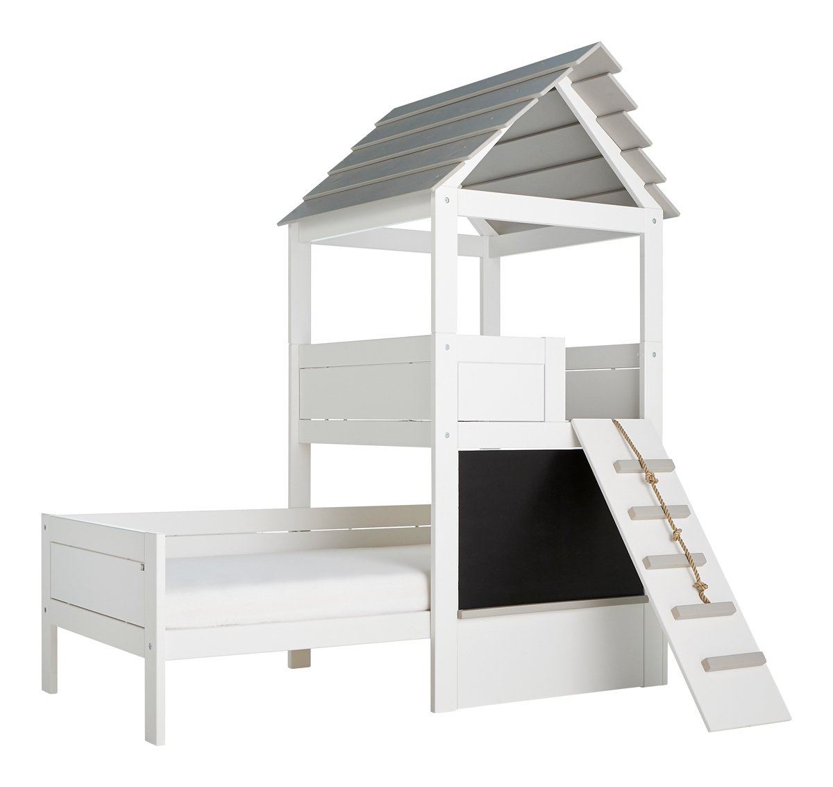 Play Tower Bett in weiß (90 x 200cm)