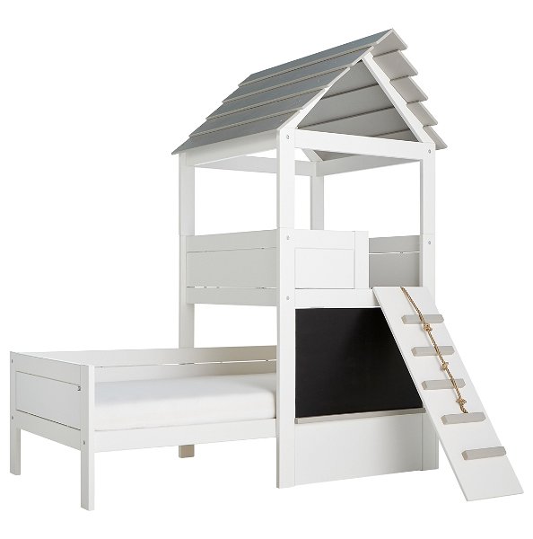 Play Tower Bett in weiß (90 x 200cm)