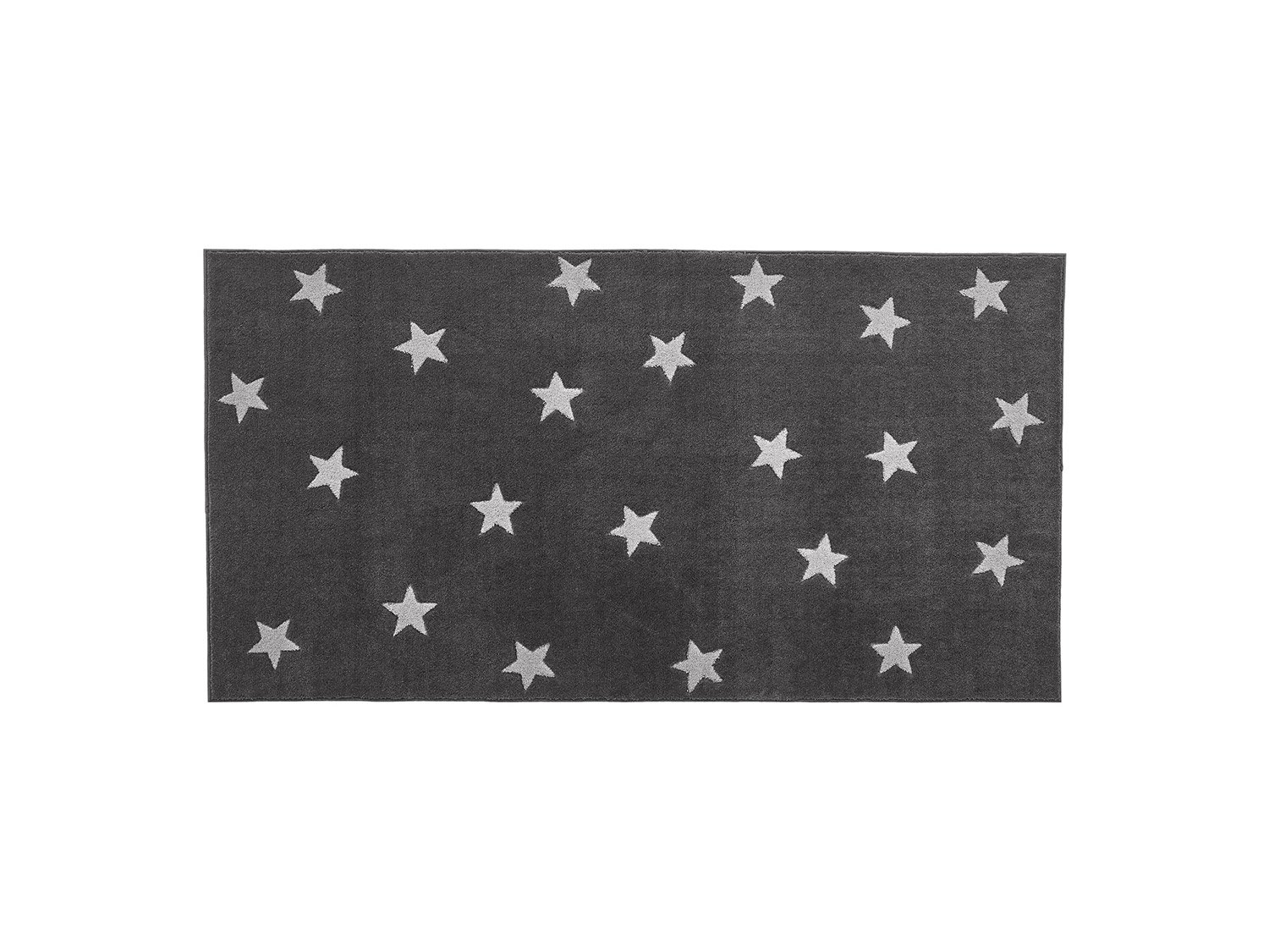 Teppich Grey & Stars, 100 x 180cm 