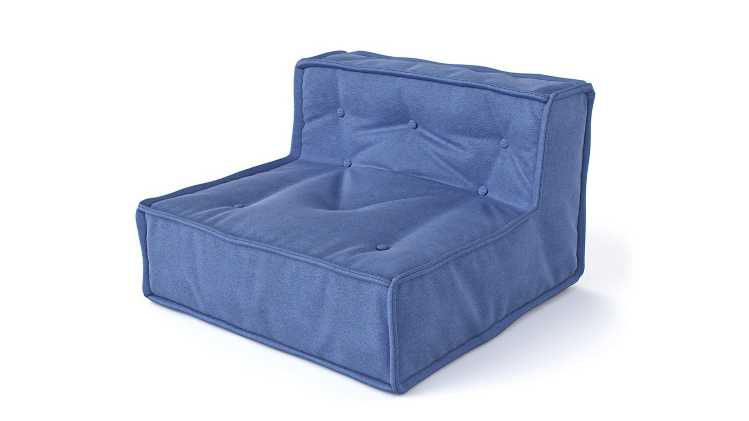 MyColorCube Kinder-Sofa Sitz Mitte blau