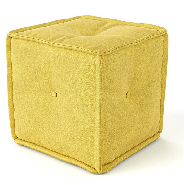 MyColorCube Kinder-Sofa Würfel gelb