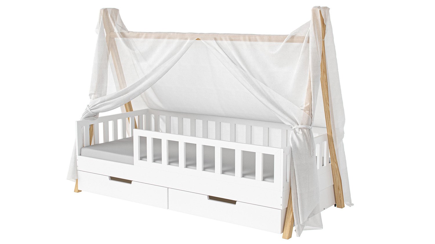 Stoffdach Betthimmel Tipi-Bett Bella