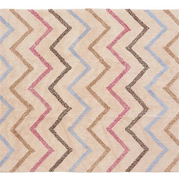 Teppich Zig Zag 140 x 200 cm (bunte Linien)