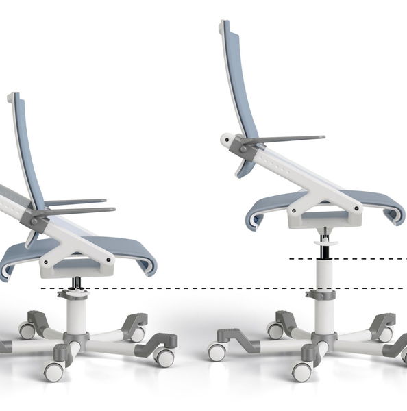 Paidi Ypso Schreibtischstuhl Grau höhenverstellbar | Ergonomie & Design