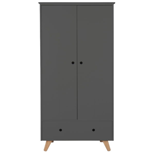 3-teiliges Kommoden/Schrank Set Ponca Tipi grau
