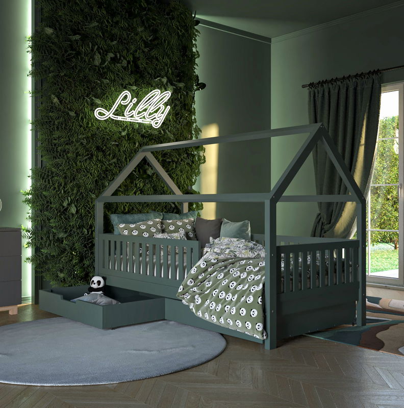 Hausbett Lilly mit Bettkästen Hausbett Lilly mit Bettkästen