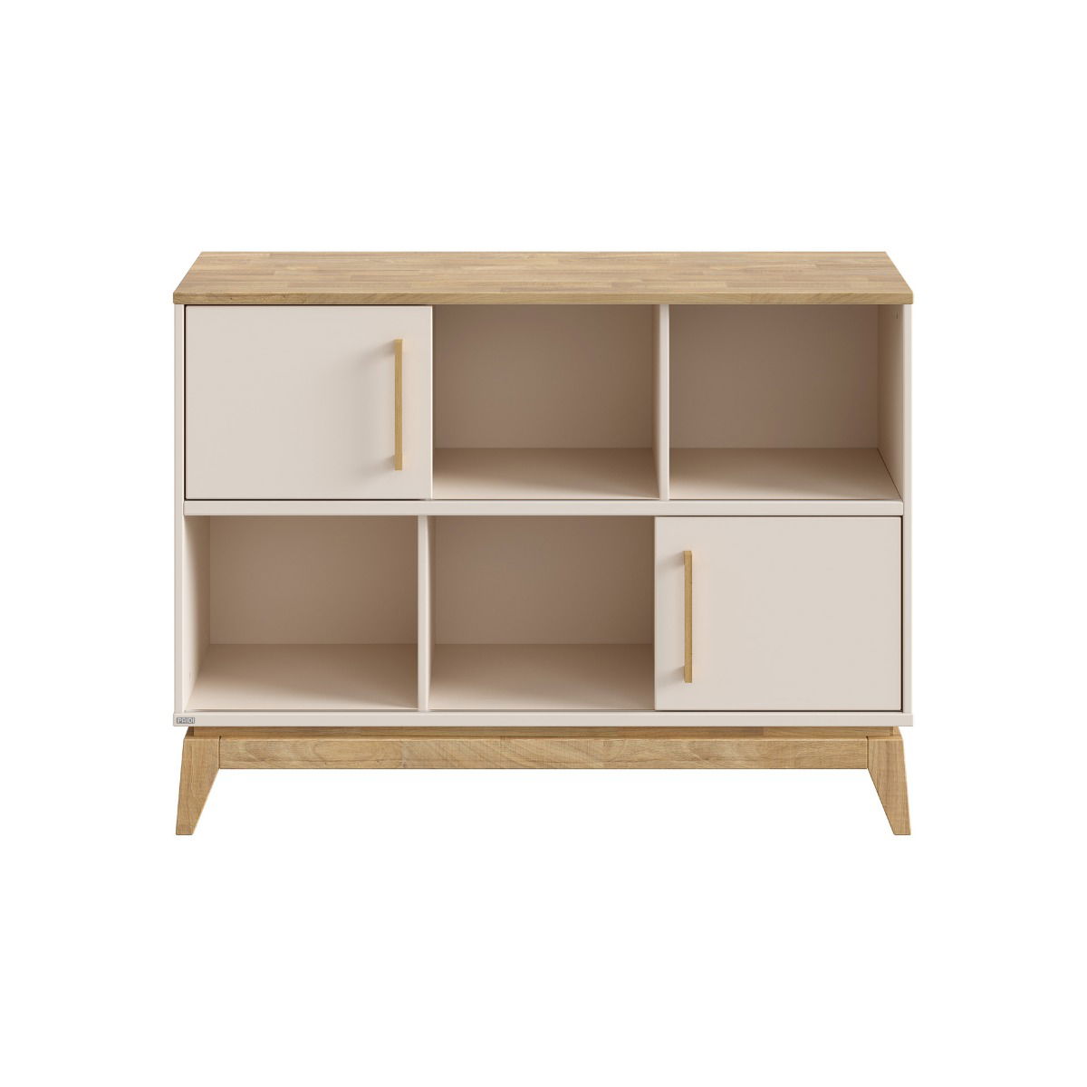 Paidi STIENE Sideboard, 6 Fächer, 2 Schiebetüren Cashmere-Beige/Eiche