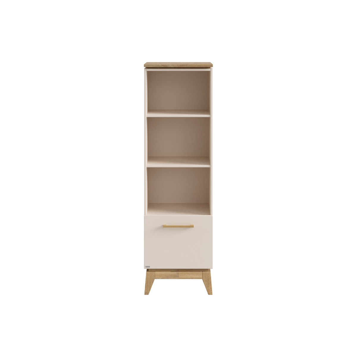 Paidi STIENE Standregal 3 offene Fächer, 1 Schublade Cashmere-Beige/Eiche