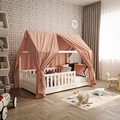 Betthimmel Unie Rosa für Hausbett Lilly / Sara (90 x 200cm) Betthimmel Unie Rosa für Hausbett Lilly / Sara (90 x 200cm)