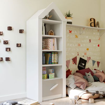 My House Bücherregal Weiß/Grau My House Bücherregal Weiß/Grau