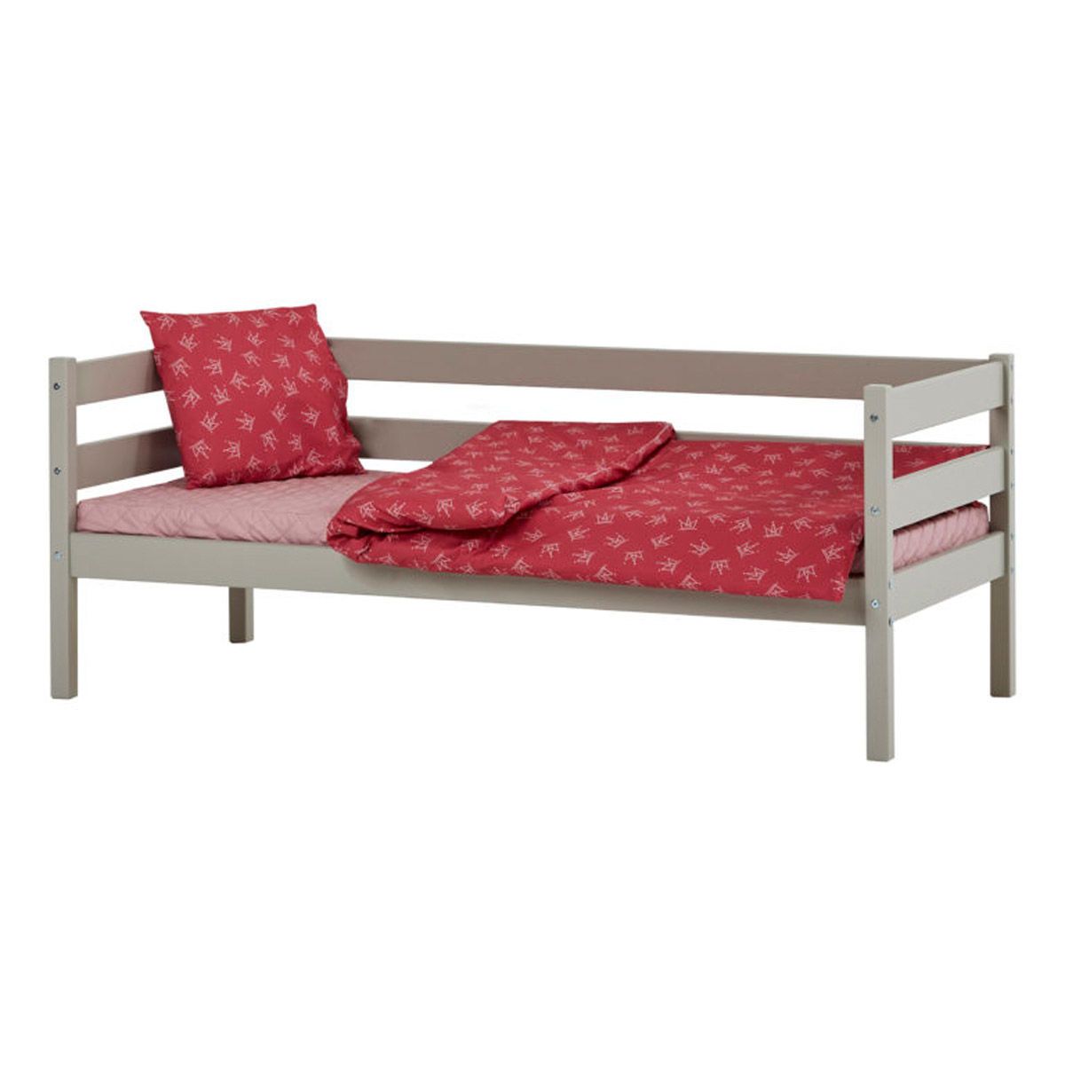 Hoppekids ECO Comfort Juniorbett Dove Grey Kinderbett in 70 x 160 cm