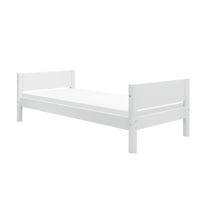 White Einzelbett in weiß, 90 x 200cm White Einzelbett in weiß, 90 x 200cm