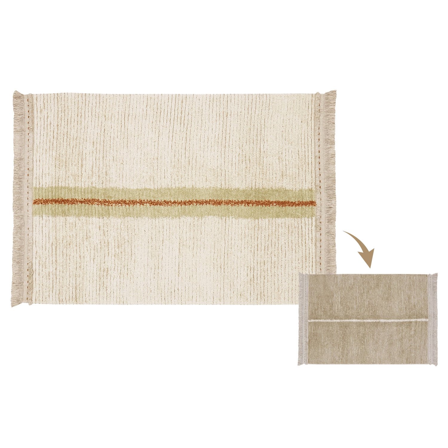 Teppich&#x20;Duetto&#x20;Sage&#x20;&#x28;wendbar&#x29;,&#x20;170x240