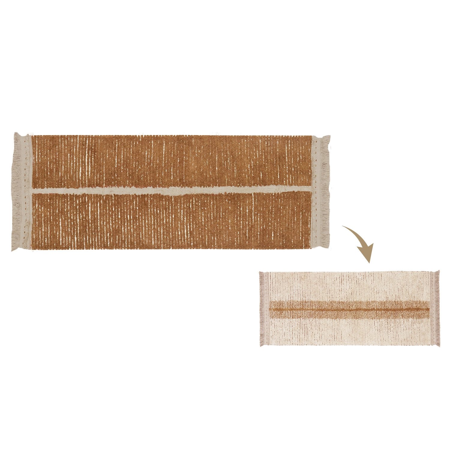 Teppich&#x20;Duetto&#x20;Toffee&#x20;R&#x20;&#x28;wendbar&#x29;,&#x20;80x230
