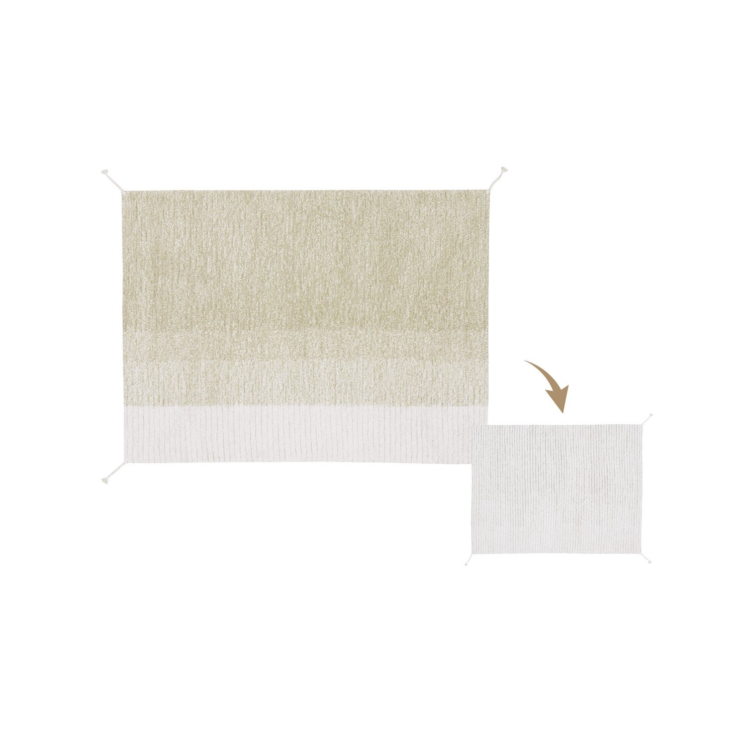 Teppich&#x20;Gelato&#x20;Green&#x20;&#x28;wendbar&#x29;,&#x20;120x160