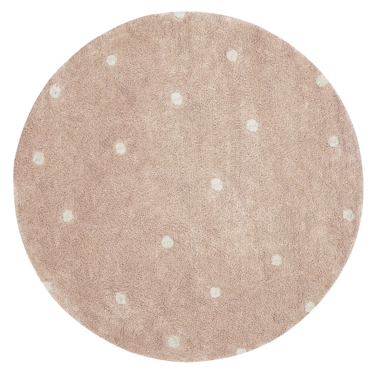 Waschbarer&#x20;Teppich&#x20;P&#xFC;nktchen&#x20;Ros&#xE9;