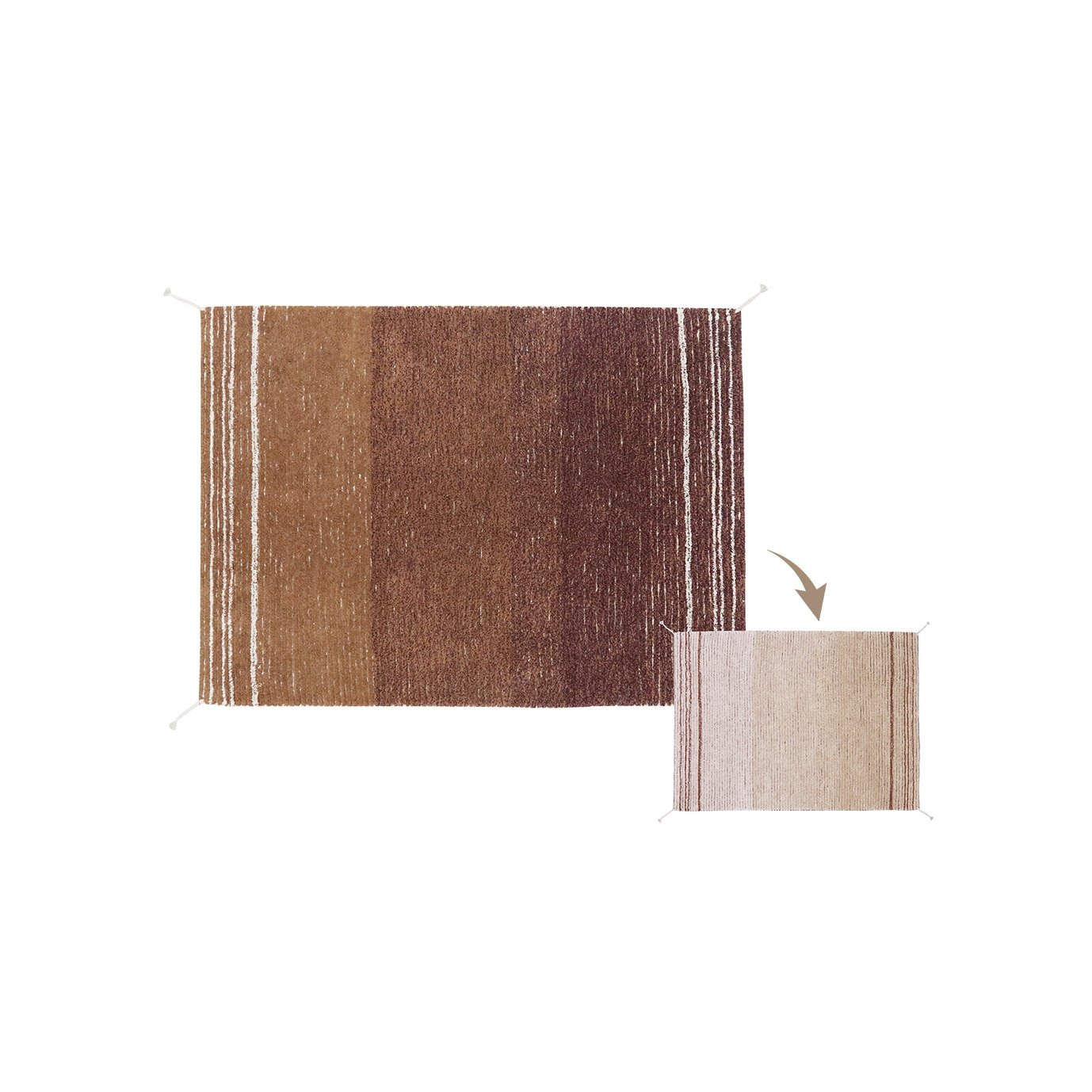 Teppich&#x20;Twin&#x20;Toffee&#x20;&#x28;wendbar&#x29;,&#x20;120x160