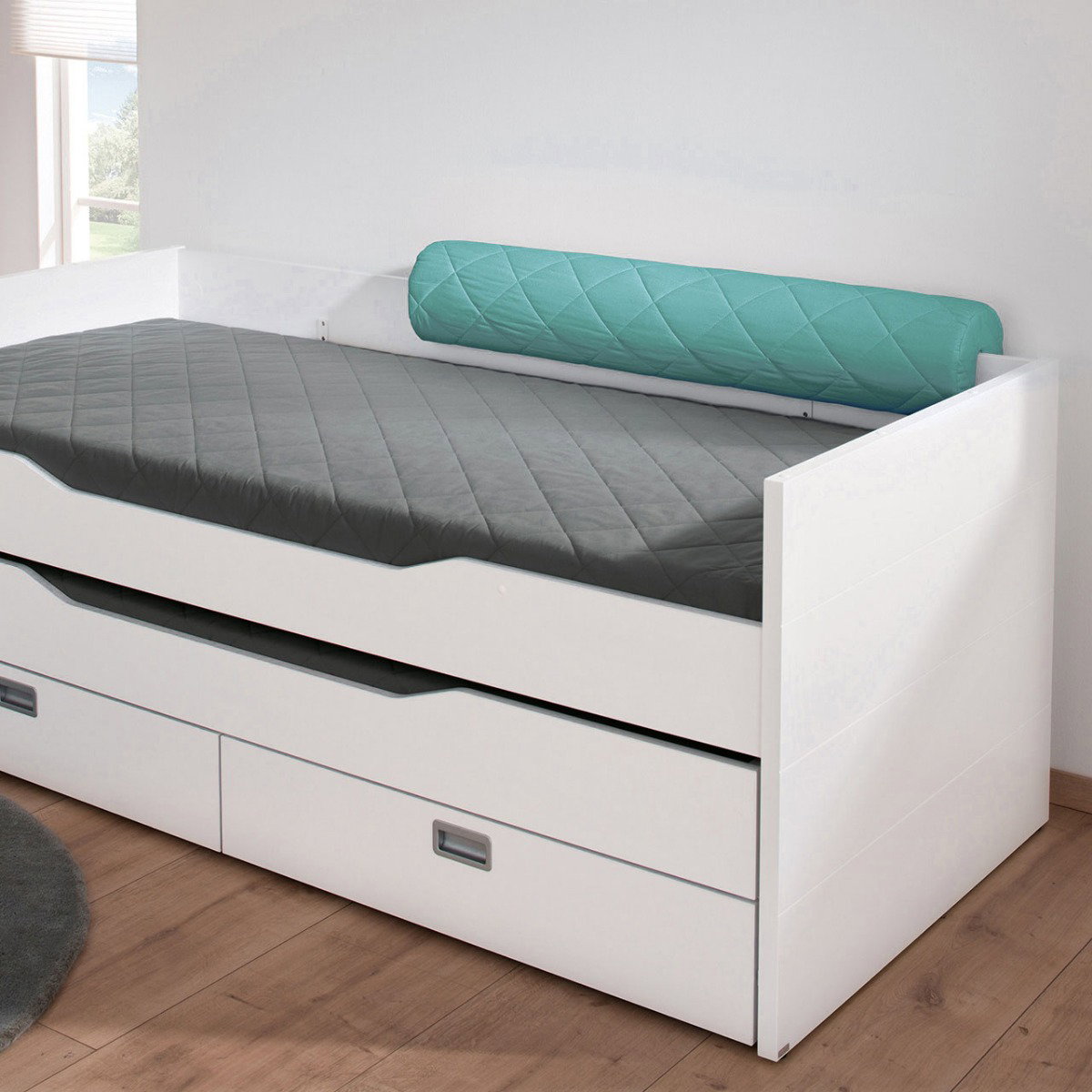 Comfortrolle L zum aufstecken 115cm Baumwolle (Baumwolle Türkis)