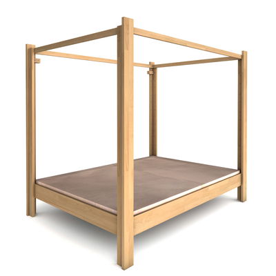 De Breuyn destyle Himmelbett 140 in natur ohne Zubehör  De Breuyn destyle Himmelbett 140 in natur ohne Zubehör
