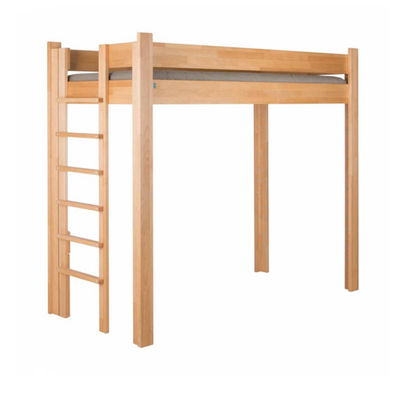 De Breuyn destyle Jugendhochbett mit Leiter an der Schmalseite in Buche natur De Breuyn destyle Jugendhochbett mit Leiter an der Schmalseite in Buche natur