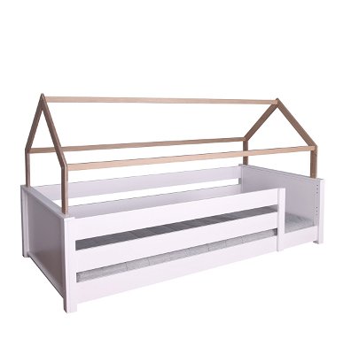 kasva bodentiefes Bett mit Dach - Kleinkindbett 