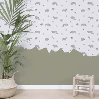 Fototapete - Nashörner (Vliestapete) Fototapete - Nashörner (Vliestapete)