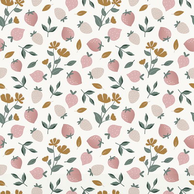 Fototapete - Erdbeerfeld (Vliestapete) Fototapete - Erdbeerfeld (Vliestapete)