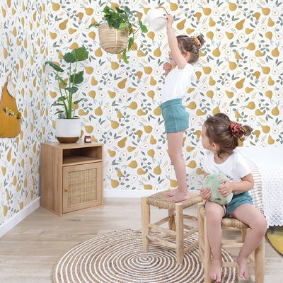 Fototapete - Hübsche Birnen (Vliestapete) Fototapete - Hübsche Birnen (Vliestapete)