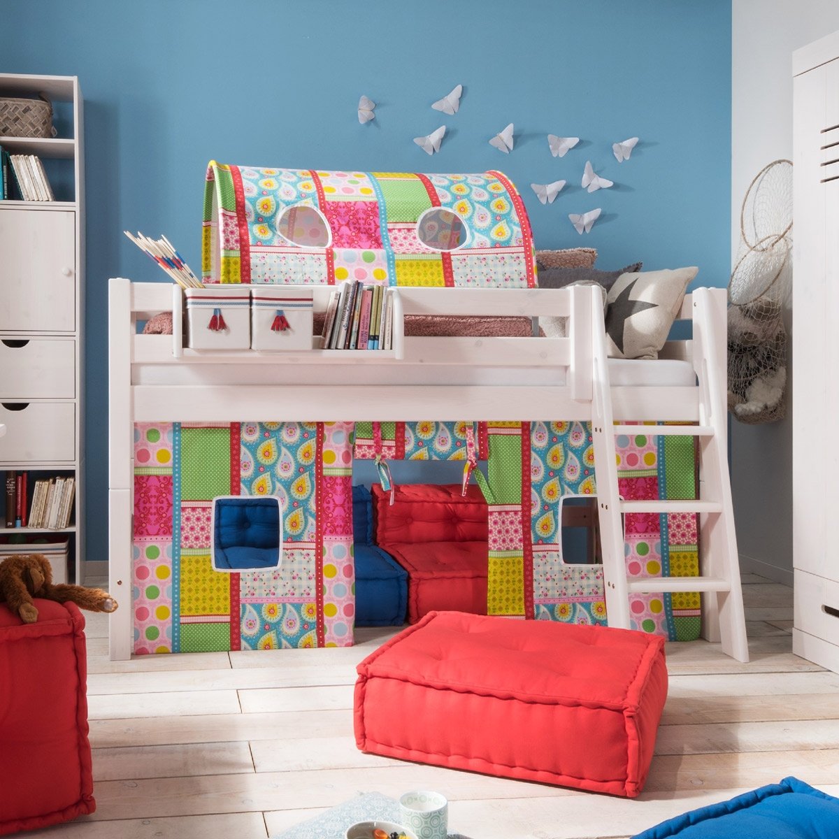 Spielvorhänge für halbhohe Betten