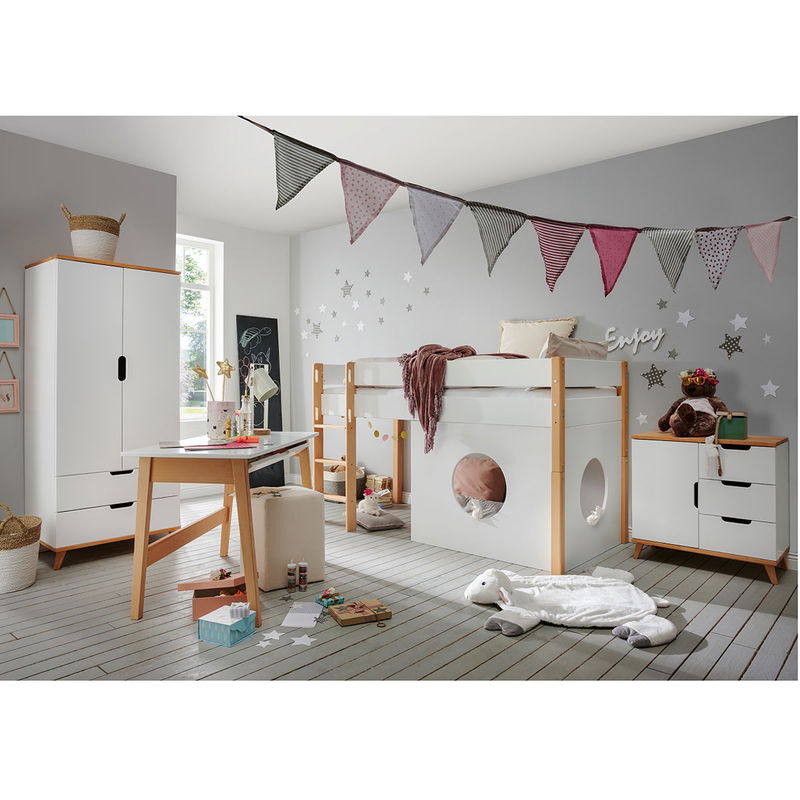 als mittelhohes bett mir Deko-Elementen als mittelhohes bett mir Deko-Elementen
