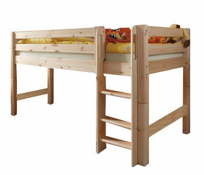 Infans halbhohes Spielbett mit gerader Leiter Infans halbhohes Spielbett mit gerader Leiter