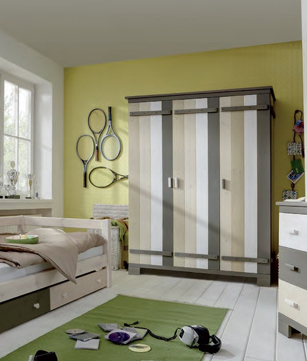 Merlin Kleiderschrank 6002, 3-türig, multicolor