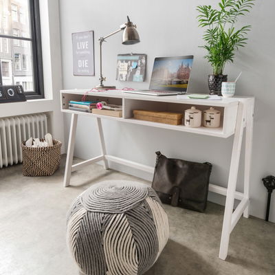 Infans Schreibtisch 814, Beispiel in weiß Infans Schreibtisch 814, Beispiel in weiß