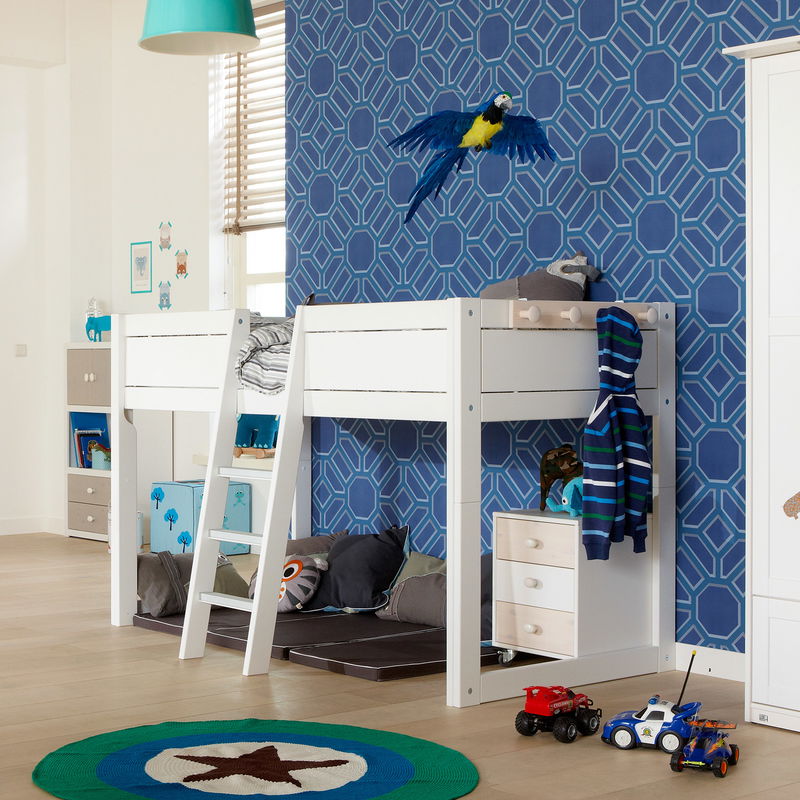 4 in 1 Bett (1 Bett mit 4 Aufbauvarianten, Himmel)  4 in 1 Bett (1 Bett mit 4 Aufbauvarianten, Himmel)