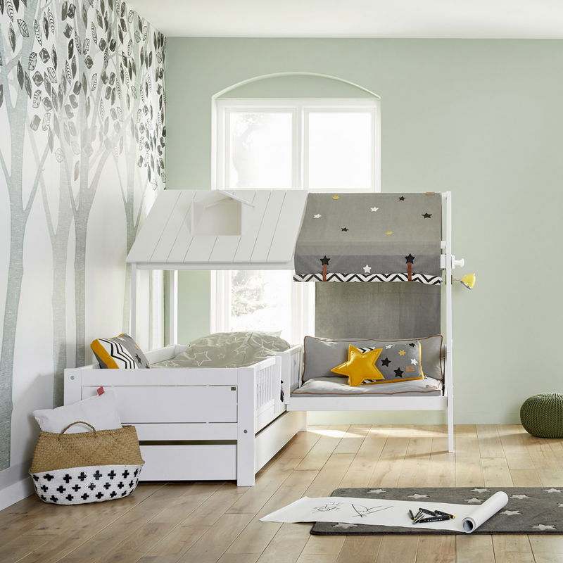 Beachhouse Corner Bett mit Sitzbank (90 x 200cm) Beachhouse Corner Bett mit Sitzbank (90 x 200cm)