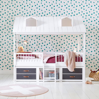 Das Beachhouse Kojenbett wird ein echter Hingucker in Deinem Kinderzimmer. Das Beachhouse Kojenbett wird ein echter Hingucker in Deinem Kinderzimmer.