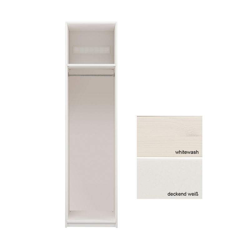 Endlos-Kleiderschrank-Element B 50 cm - für 1 Tür (ohne Tür) Endlos-Kleiderschrank-Element B 50 cm - für 1 Tür (ohne Tür)