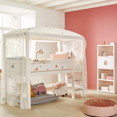 Beispiel mit Frontfüllung Fairy Dust am Minihochbett  Beispiel mit Frontfüllung Fairy Dust am Minihochbett