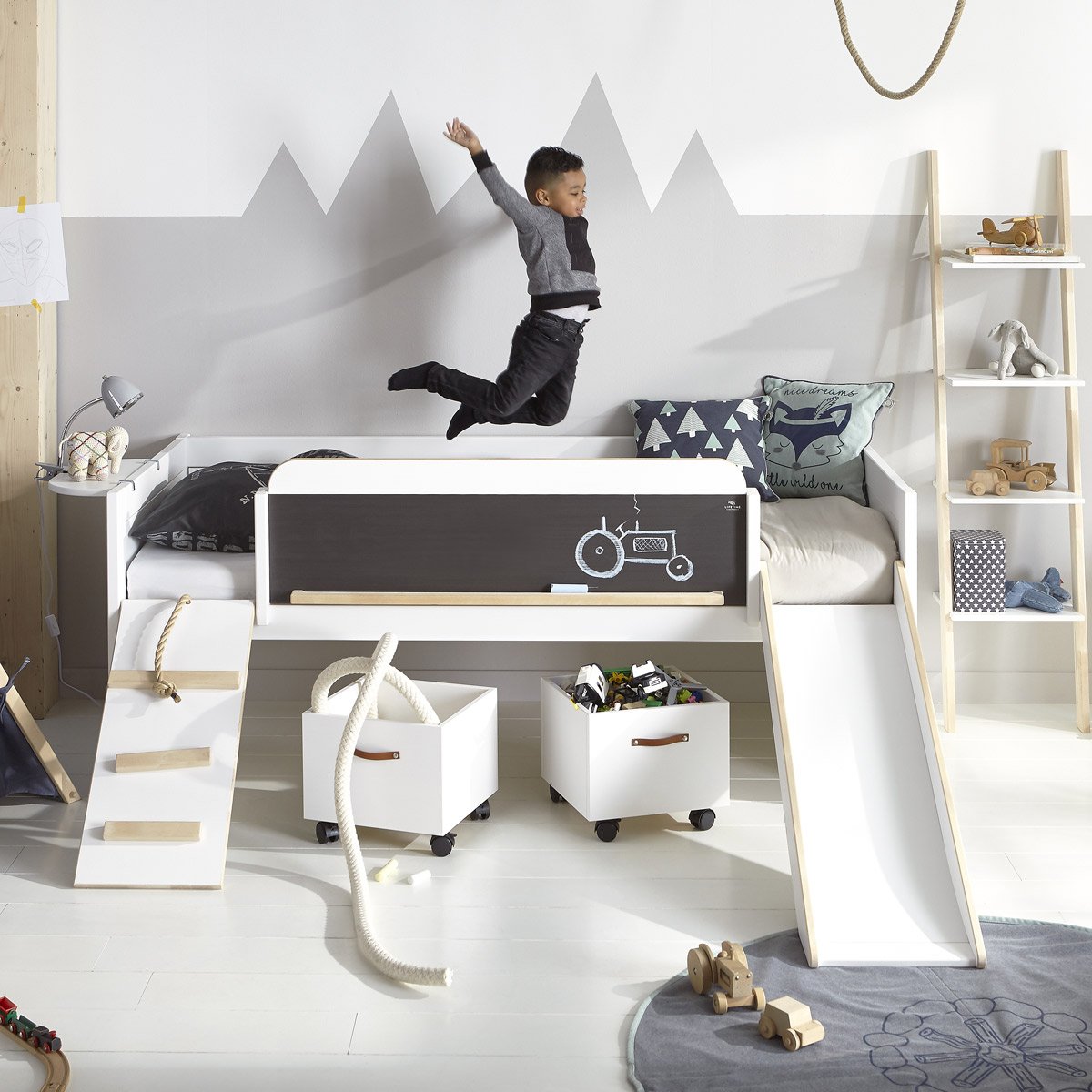 Tidlo Spielzeugkiste Aus Holz – Weiß, Mit Soft-Close-Deckel & Großem Stauraum – Für Kinderzimmer-Aufräumhilfe