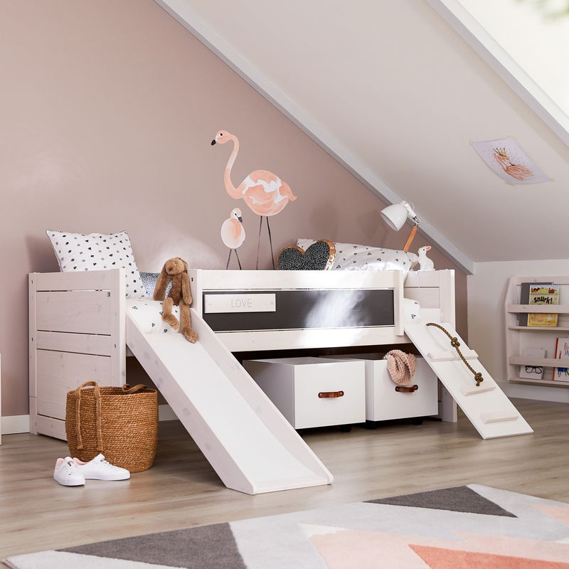 Kojenbett Climb & Slide mit Rollrost Kojenbett Climb & Slide mit Rollrost