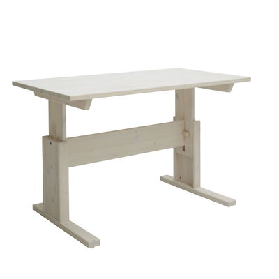 Lifetime höhenverstellbarer Schreibtisch in whitewash ohne Schublade Lifetime höhenverstellbarer Schreibtisch in whitewash ohne Schublade