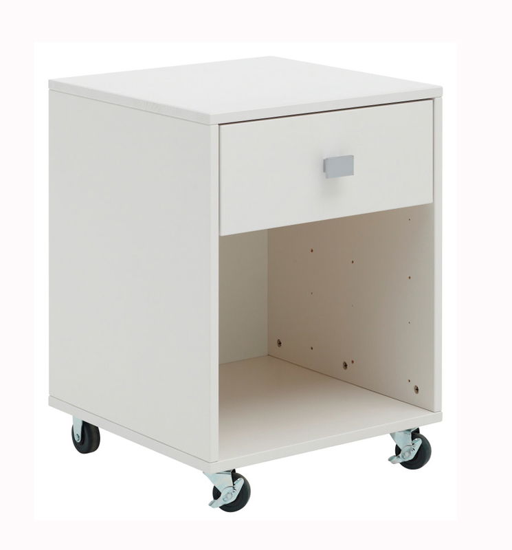 Lifetime Rollcontainer 155 aus Kiefer massiv, deckend weiß Lifetime Rollcontainer 155 aus Kiefer massiv, deckend weiß