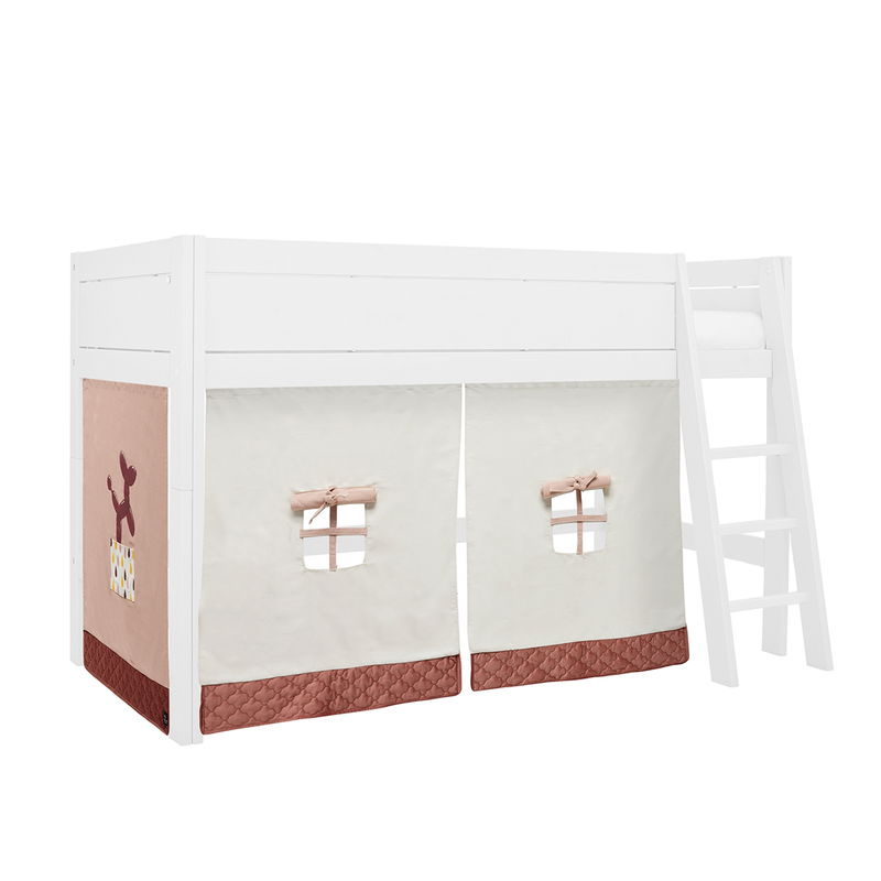 Halbhohes Spielbett Funland (inkl. Vorhang u. Frontbezug) Halbhohes Spielbett Funland (inkl. Vorhang u. Frontbezug)